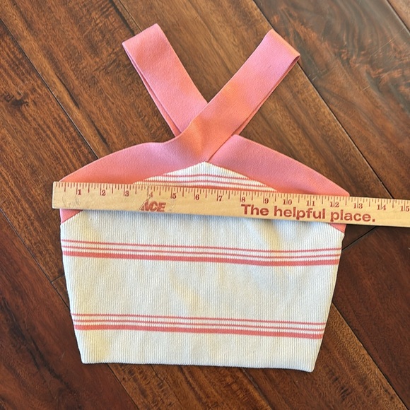 Babaton | Striped Criss Cross Tank Top - Picture 6 of 9